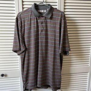 Striped Gray Polo Shirt from The Broadmoor